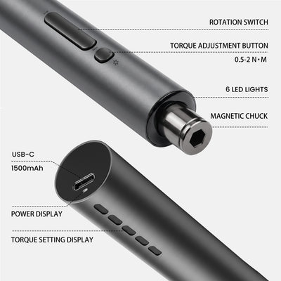 Cordless Electric Screwdriver System Upgraded
