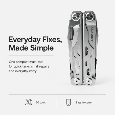 20-in-1 Multi-Tool Pliers