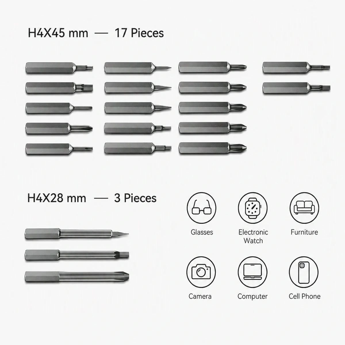 Precision Electric Screwdriver Kit