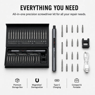 Precision Electric Screwdriver Kit